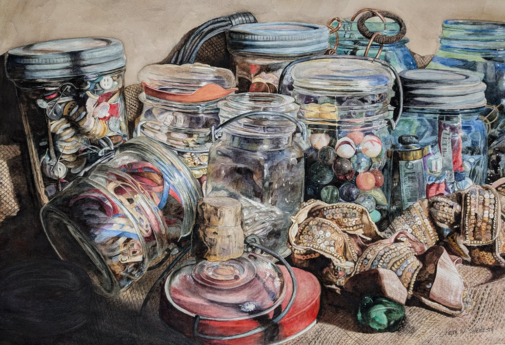 2ND PLACE: "Collector's Collection" by Keith Shebesta